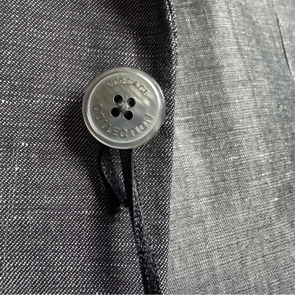 Versace Collection Linen Wool Blazer Sz 54 US 44 Gianni Versace NWT Old Money - Picture 7 of 16